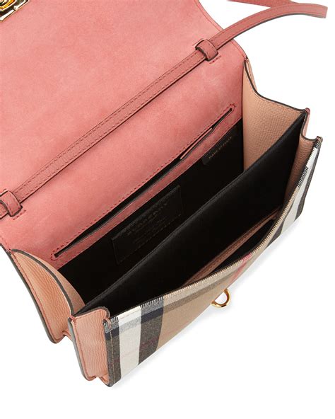 burberry peony rose bag|Burberry Macken Small Leather & House Check Crossbody Bag, .